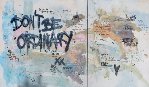 Smile - we're going to die anyway by Dana Kathy, Painting for Sale on Singulart