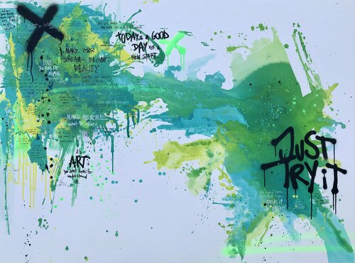 Limejuice thoughts by Dana Kathy, Painting for Sale on Singulart