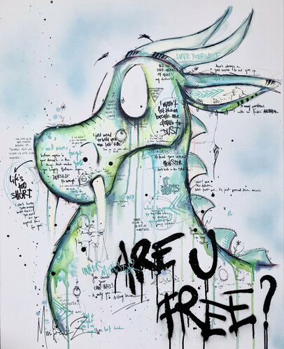 Verdygon by Dana Kathy, Painting for Sale on Singulart