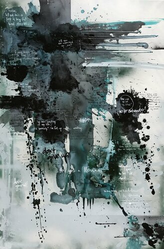 Grumpy Joes thoughts by Dana Kathy, Painting for Sale on Singulart