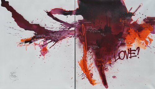 Lágrimas de vino tinto by Dana Kathy, Painting for Sale on Singulart