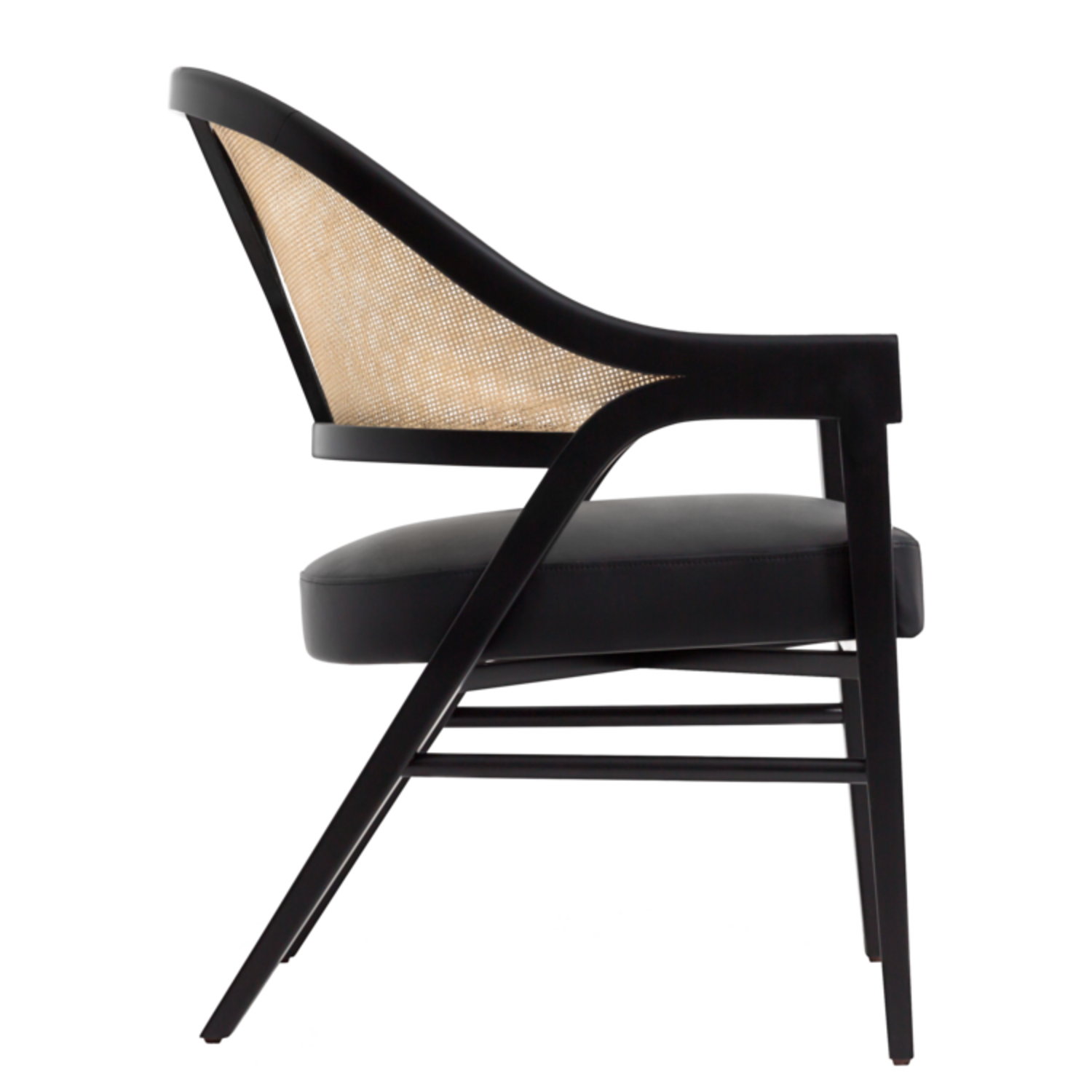 GRACE CANE ARMCHAIR by Alga by Paulo Antunes (N.D) Seating Leather
