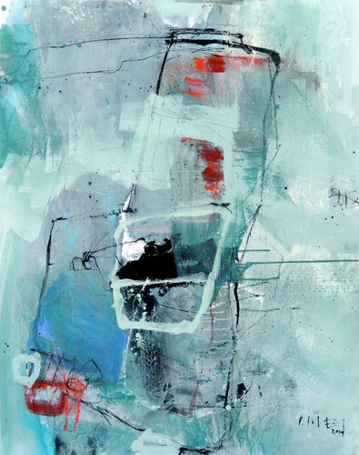 Angekommen (2106) di Robert Süess, Pittura in vendita su Singulart