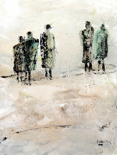 Beduinen (0495) di Robert Süess, Pittura in vendita su Singulart