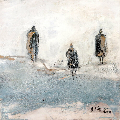 Im Sandmeer (1293) van Robert Süess, Schilderij te koop op Singulart