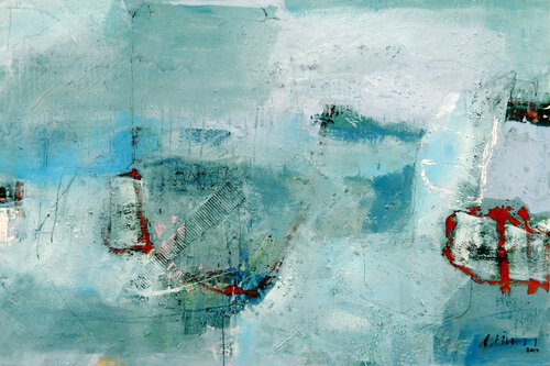Verschneite Landschaft (1234) van Robert Süess, Schilderij te koop op Singulart