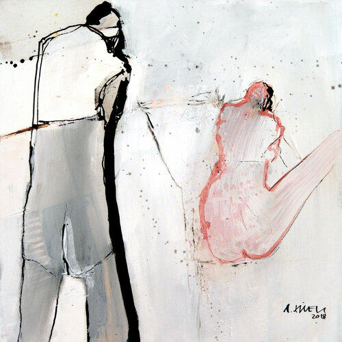 Weggefährten (1045) van Robert Süess, Schilderij te koop op Singulart