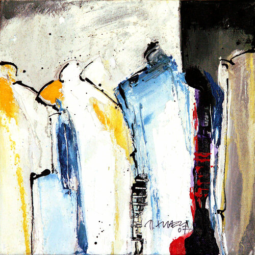 Weggefährten (1061) van Robert Süess, Schilderij te koop op Singulart