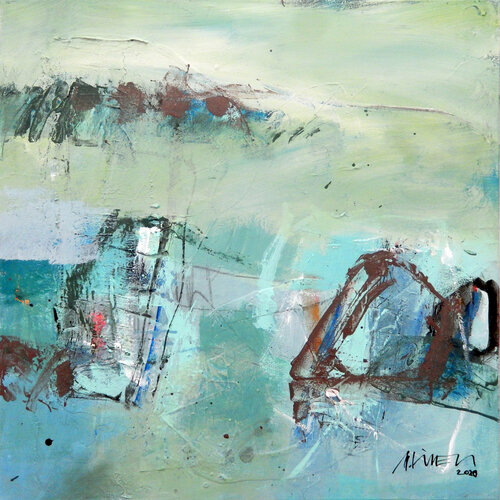 Nordischer Glanz (2115) van Robert Süess, Schilderij te koop op Singulart