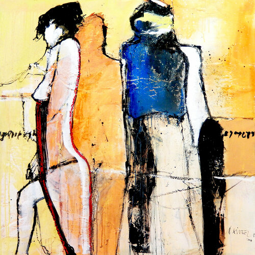 Gemeinsam (2051) van Robert Süess, Schilderij te koop op Singulart