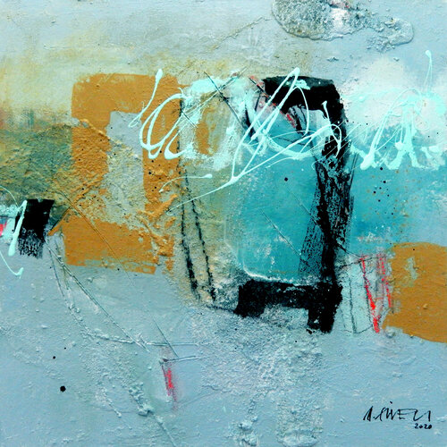 Vulkanspuren (0867) par Robert Süess, Peinture en vente sur Singulart