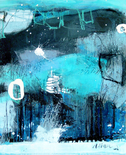 Botschaft der Nacht (2024) van Robert Süess, Schilderij te koop op Singulart