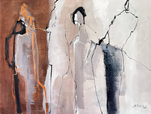 Berühren (0127) di Robert Süess, Pittura in vendita su Singulart