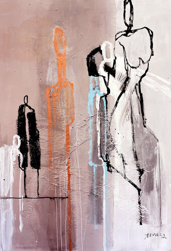 Zu Dir gewandt (0124) by Robert Süess, Painting for Sale on Singulart