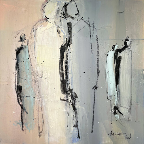 Vertraut (1099) van Robert Süess, Schilderij te koop op Singulart