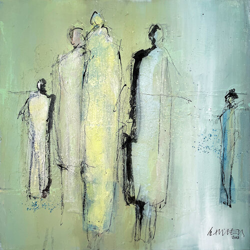 Zufällig begegnet (2075) van Robert Süess, Schilderij te koop op Singulart