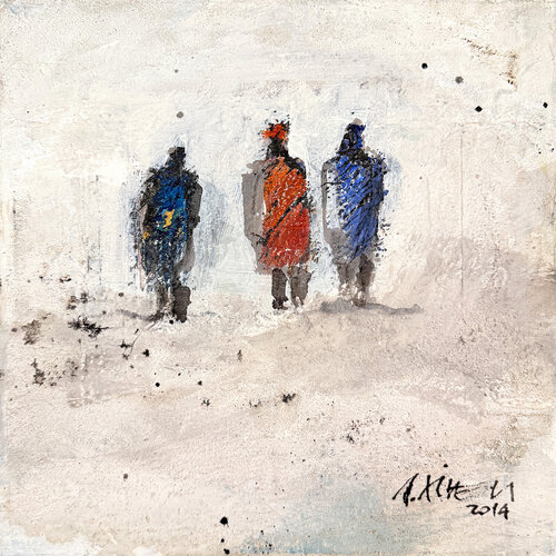 Wüstenbewohner (1300) by Robert Süess, Painting for Sale on Singulart