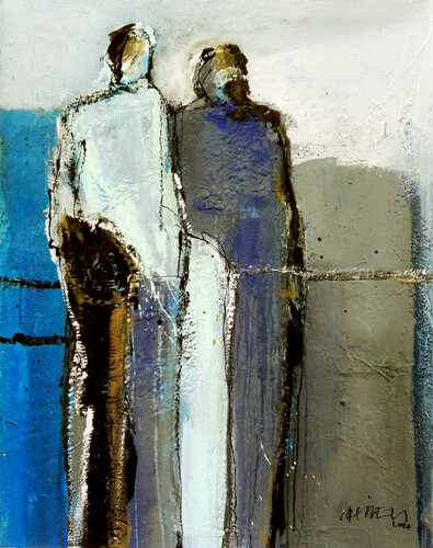 Entspanntes Warten (1559) di Robert Süess, Pittura in vendita su Singulart