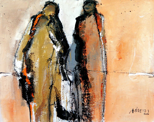 Reisendes Paar (1754) van Robert Süess, Schilderij te koop op Singulart