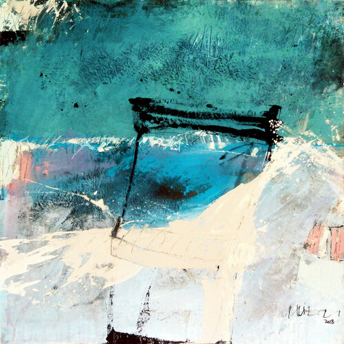 Uferland II (1208) di Robert Süess, Pittura in vendita su Singulart