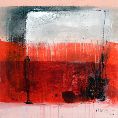 Red Inspiration (2068) di Robert Süess, Pittura in vendita su Singulart
