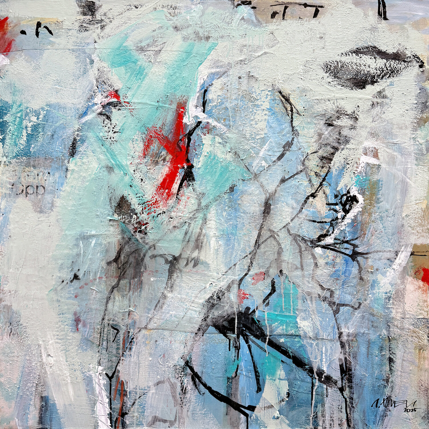 Zauber der Kälte (2384) Robert Süess Original painting for sale