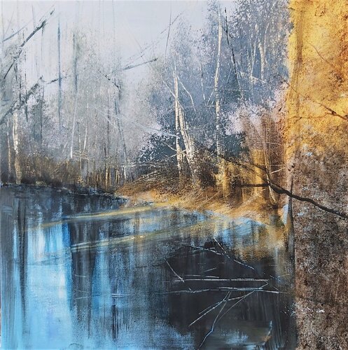 Calm Lake 2 von Andrea Jacobi, Malerei kaufen auf Singulart