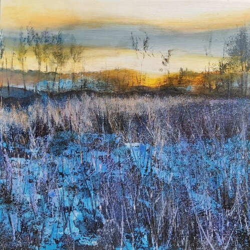Shades of Winter 1 - Landscape, Impressionism, Realism di Andrea Jacobi, Pittura in vendita su Singulart