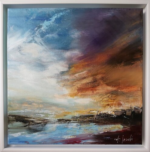Only Time - Seascape, Impressionism di Andrea Jacobi, Pittura in vendita su Singulart