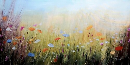 Wildflowers von Andrea Jacobi, Malerei kaufen auf Singulart