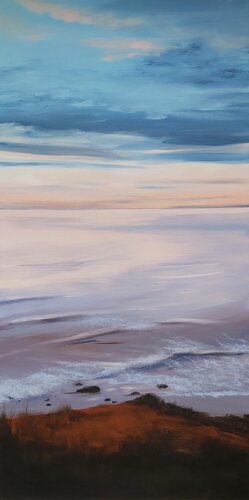 Magical Sunset - Seascape Painting. Realism. Impressionism. von Andrea Jacobi, Malerei kaufen auf Singulart