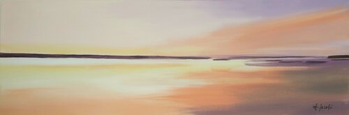 Last Light - Seascape Painting. Realism. Impressionism. van Andrea Jacobi, Schilderij te koop op Singulart