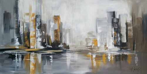 Urban Reflections 3 von Andrea Jacobi, Malerei kaufen auf Singulart