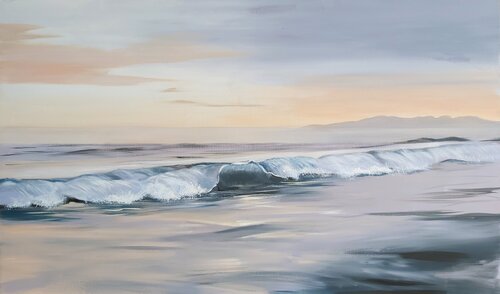 Song of Waves - Seascape Painting. Realism. Impressionism. von Andrea Jacobi, Malerei kaufen auf Singulart