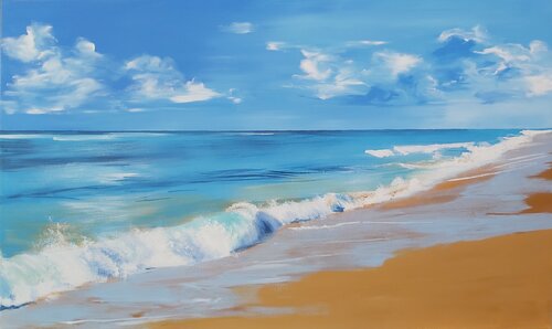 Ocean Dreams - Seascape Painting. Realism. Impressionism. di Andrea Jacobi, Pittura in vendita su Singulart