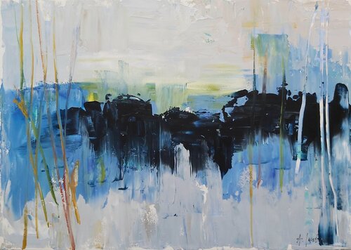 Connected with Nature - Abstract von Andrea Jacobi, Malerei kaufen auf Singulart