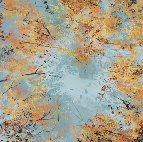 Sky View - Impressionism, Realism by Andrea Jacobi, Painting for Sale on Singulart