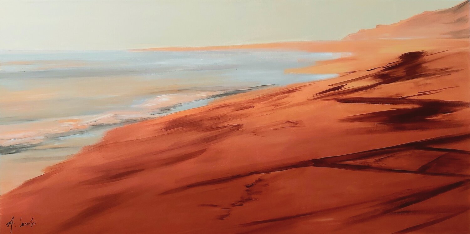 Silent Afternoon - Seascape Painting. Realism. Impressionism. Andrea Jacobi Originalgemälde zu verkaufen