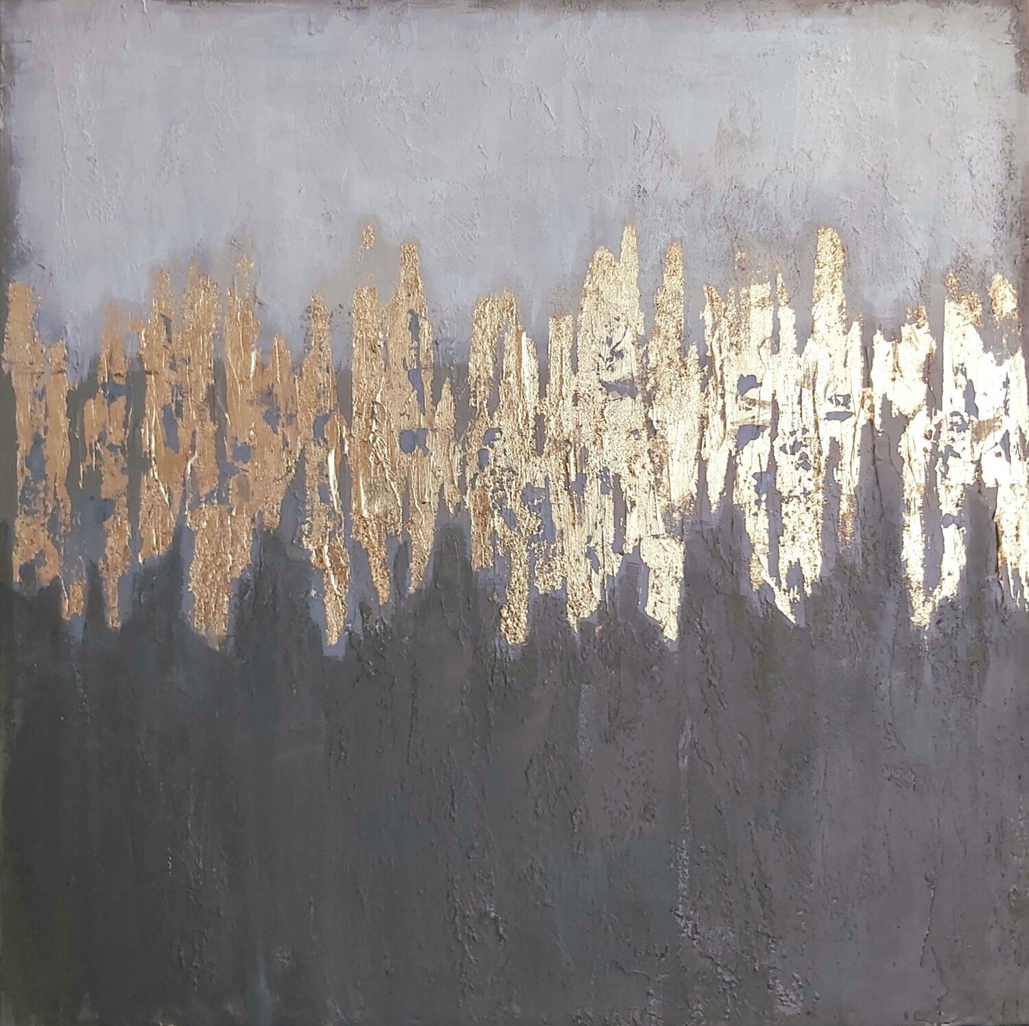 Reflections of Gold - Abstract Andrea Jacobi