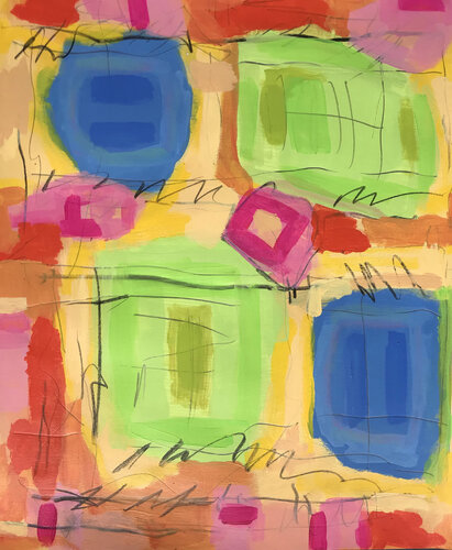 Floral 3 van Jaye Alison, Schilderij te koop op Singulart
