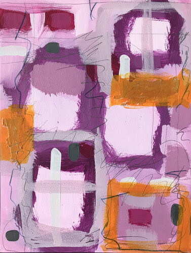 Summer Jazz I van Jaye Alison, Werk op papier te koop op Singulart