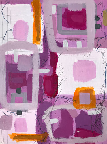 Summer Jazz II van Jaye Alison, Werk op papier te koop op Singulart
