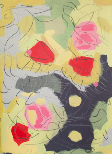 Le Jardin II (with my grandmother Mamie) by Jaye Alison, 종이 for Sale on Singulart