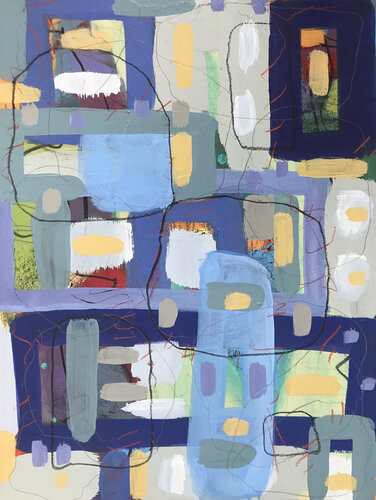 Stopping the Noise - Peace IV von Jaye Alison, Malerei kaufen auf Singulart