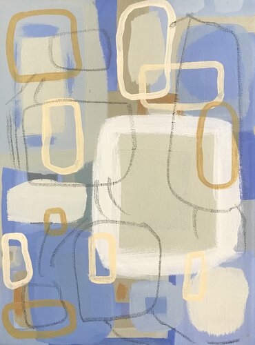 Territories Blue 3 by Jaye Alison, Painting for Sale on Singulart