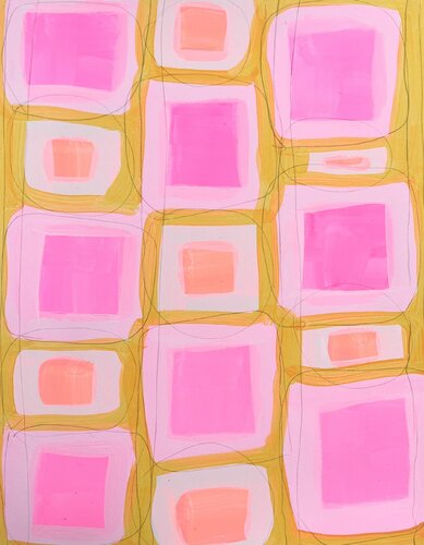 A Springy Grid di Jaye Alison, Pittura in vendita su Singulart