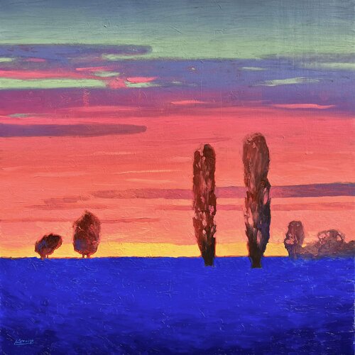 A moment after sunset van Andrii Kovalyk, Schilderij te koop op Singulart