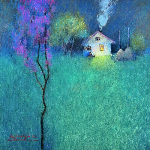 Stolen Spring van Andrii Kovalyk, Schilderij te koop op Singulart