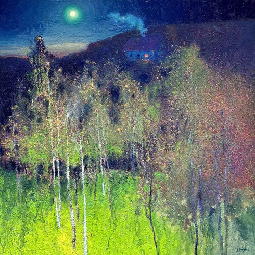Captivated by sadness di Andrii Kovalyk, Pittura in vendita su Singulart