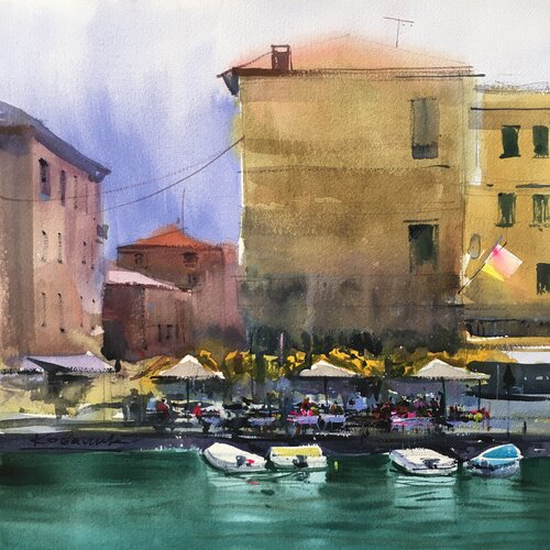 Siesta in Peschiera del Garda in Italy Andrii Kovalyk